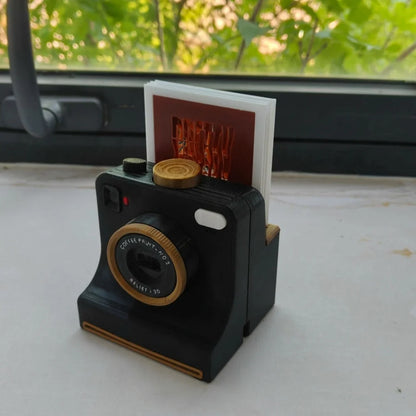 ☕ Latte Art Camera – Retro Coffee Stencil Gift