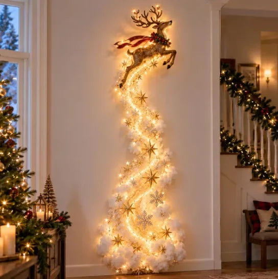 🎄 LED Christmas Magic Trail Wall Light – Christmas Decoration