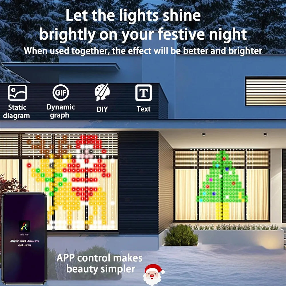 Aureva Glow smart LED curtain lights