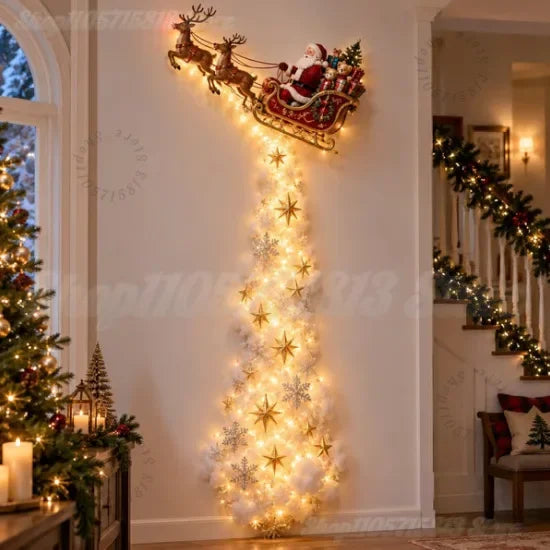 🎄 LED Christmas Magic Trail Wall Light – Christmas Decoration