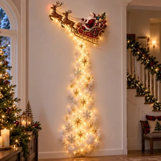 🎄 LED Christmas Magic Trail Wall Light – Christmas Decoration