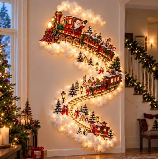 🎄 LED Christmas Magic Trail Wall Light – Christmas Decoration